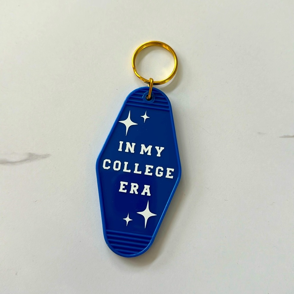 In My College Era Motel Key Chain - Custom Made